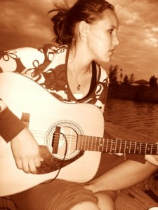 Holly is self taught on guitar and is a song writer.