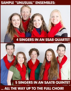 the new york city holiday choristers group special sizes